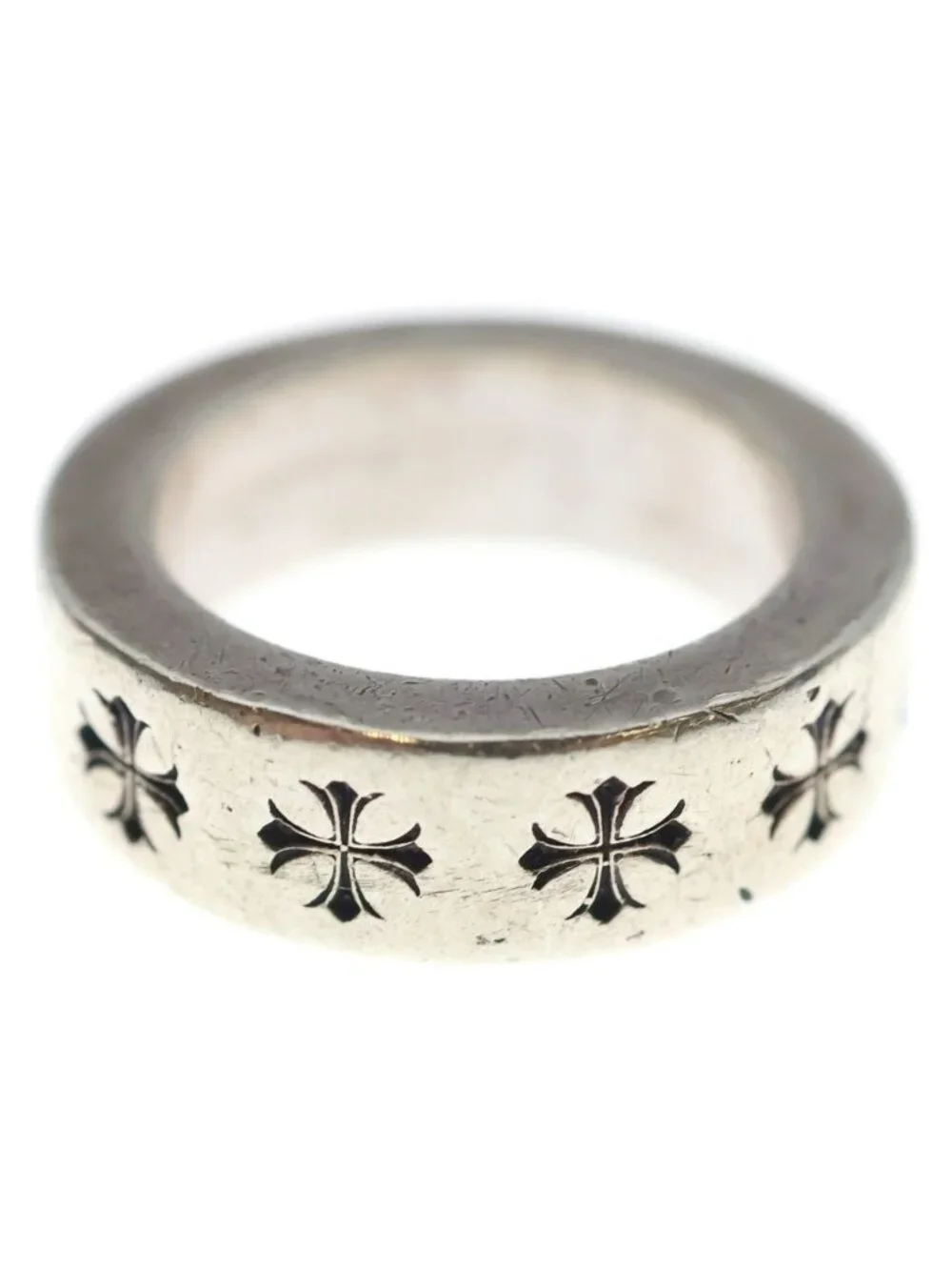 Chrome Hearts Spacer Forever Ring Silver